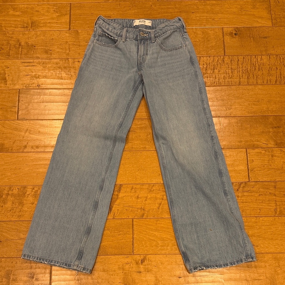 Hollister Light Blue Flare & Wide Leg Jeans